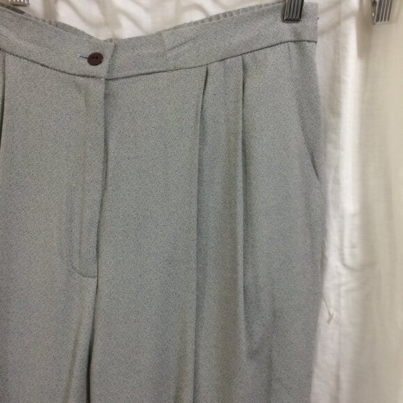 DC Perceptions Vintage Pants 1990s Trousers Harem Tapered NOS Pleated Gray 16 - Picture 2 of 6